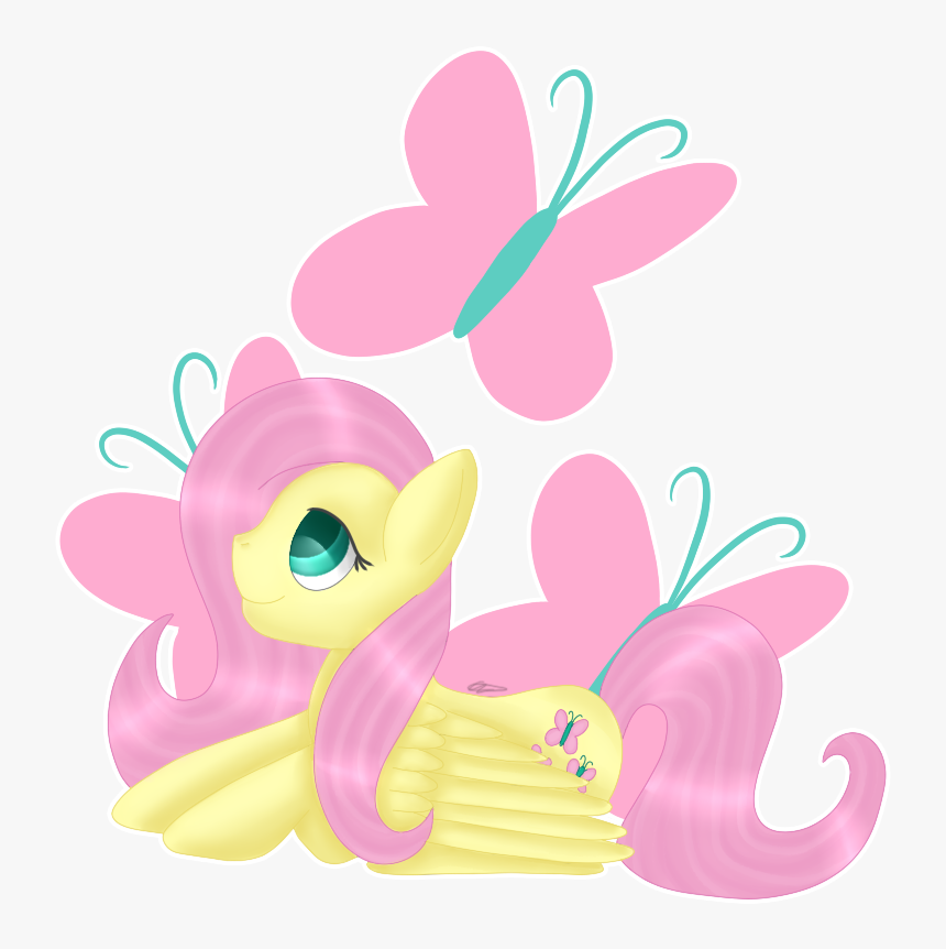 [p] Fluttershy - Illustration, HD Png Download