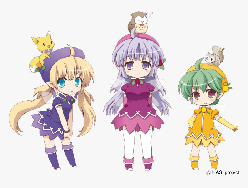 Anime Character Png - リトル ベリーズ, Transparent Png