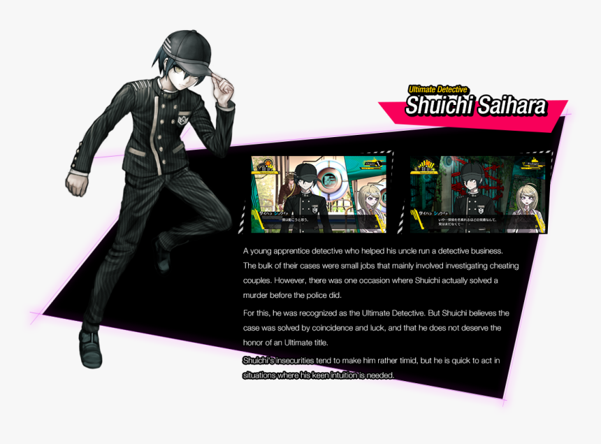 Shuichi Saihara - Danganronpa V3: Killing Harmony, HD Png Download