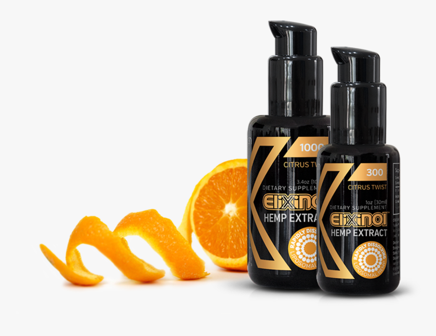 Elixinol Liposomes - Elixinol Cbd Hemp Oil Liposomal 300mg Citrus Twist, HD Png Download