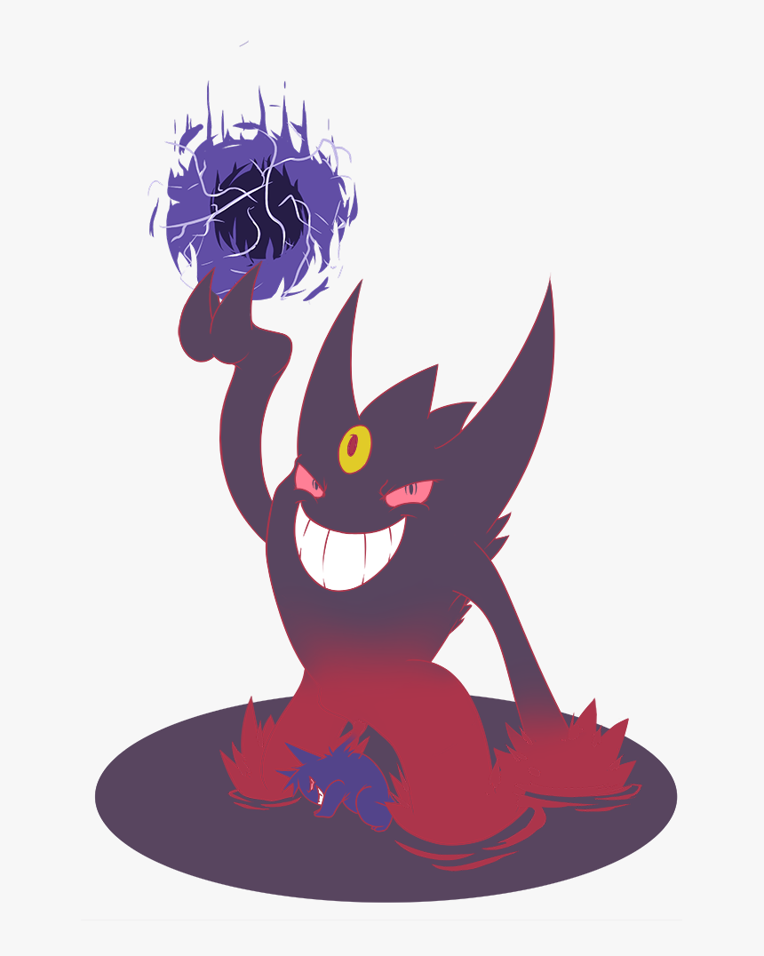 Mega Gengar - Illustration, HD Png Download