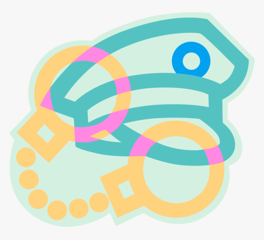 Vector Illustration Of Law Enforcement Policeman Police - Graphic Design, HD Png Download