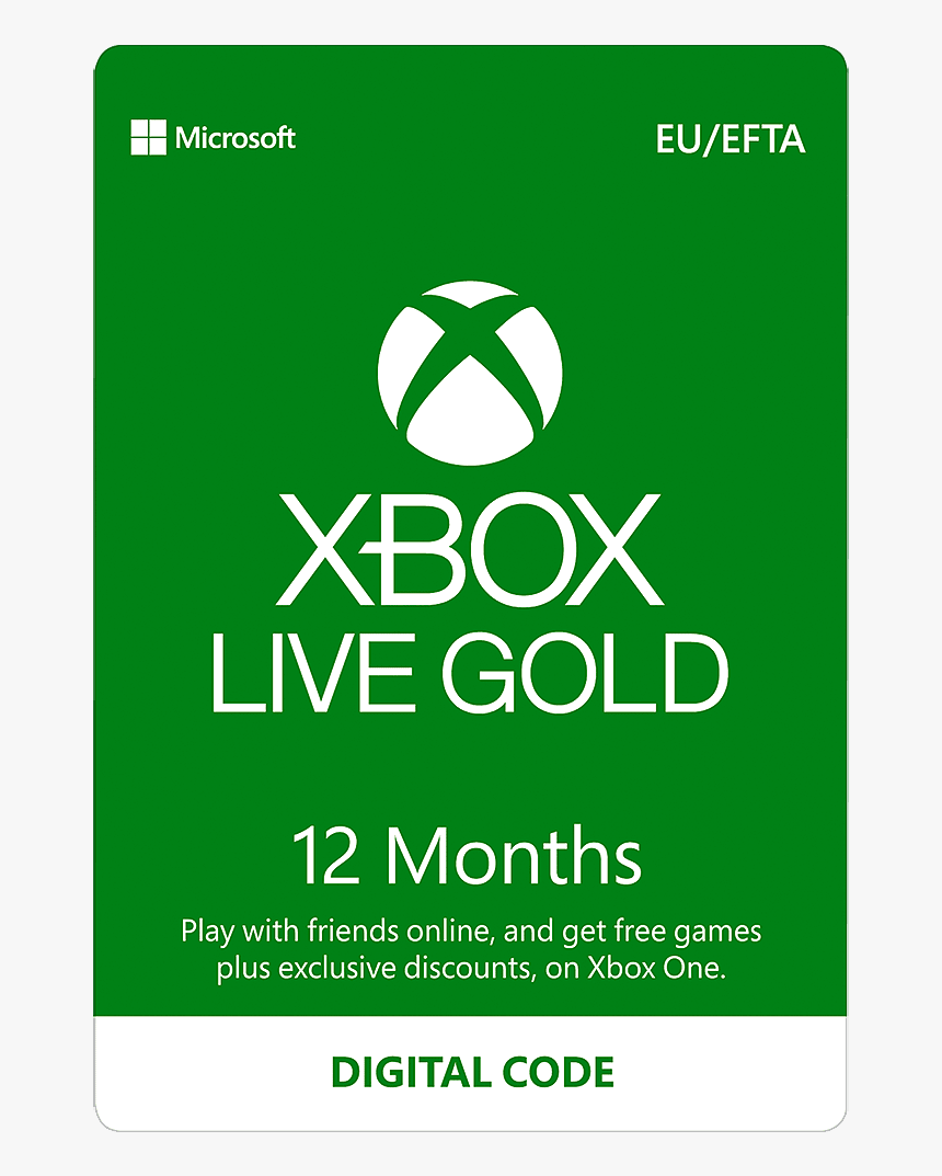 Xbox Live Gold 3 Months, HD Png Download