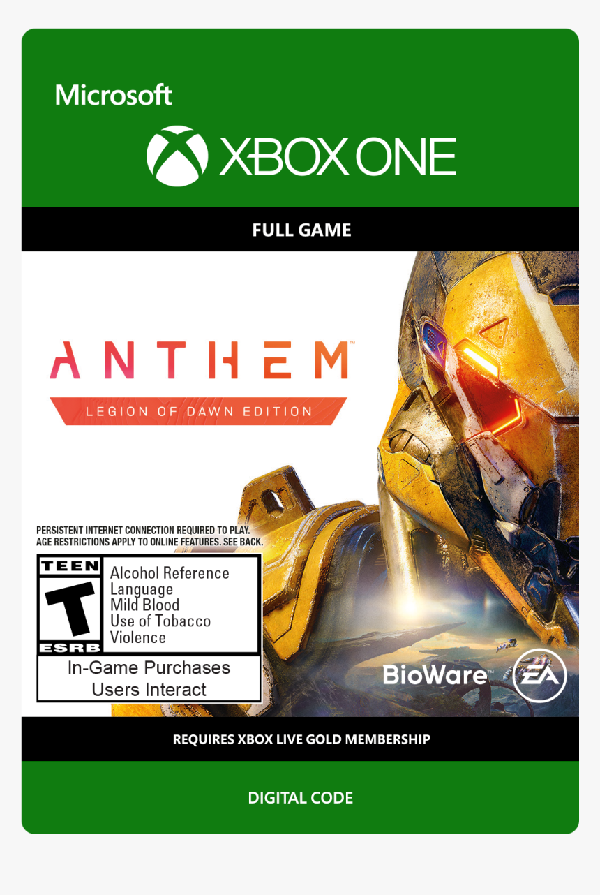Anthem Legion Of Dawn Edition Digital Code, HD Png Download
