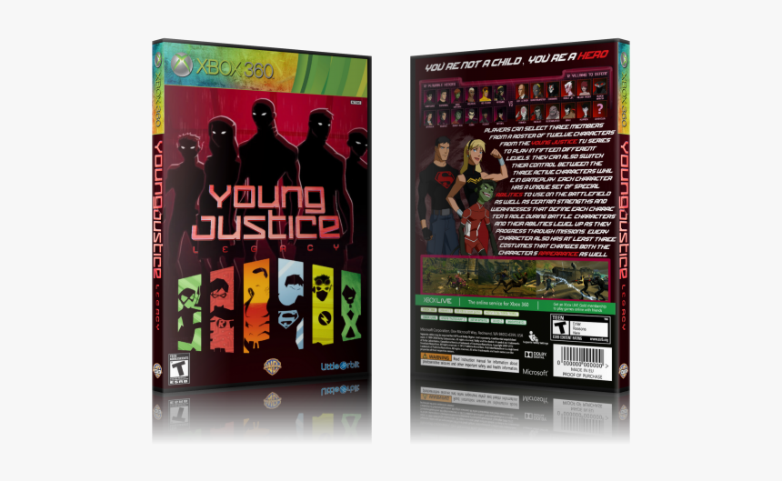 Legacy Box Art Cover - Young Justice, HD Png Download