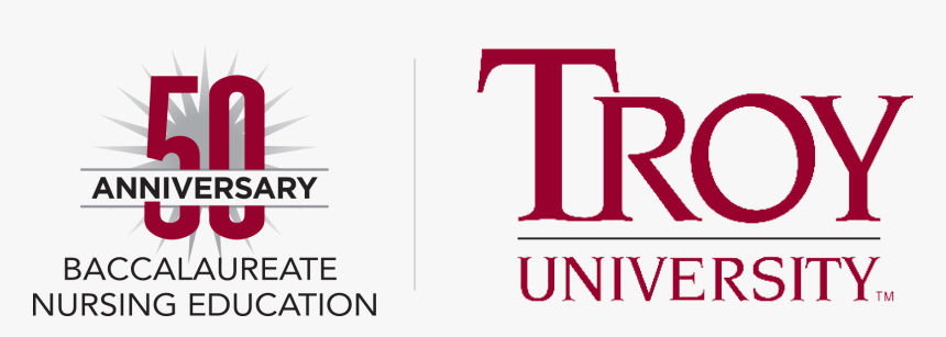 50 Years Of Nursing Badge - Troy University, HD Png Download