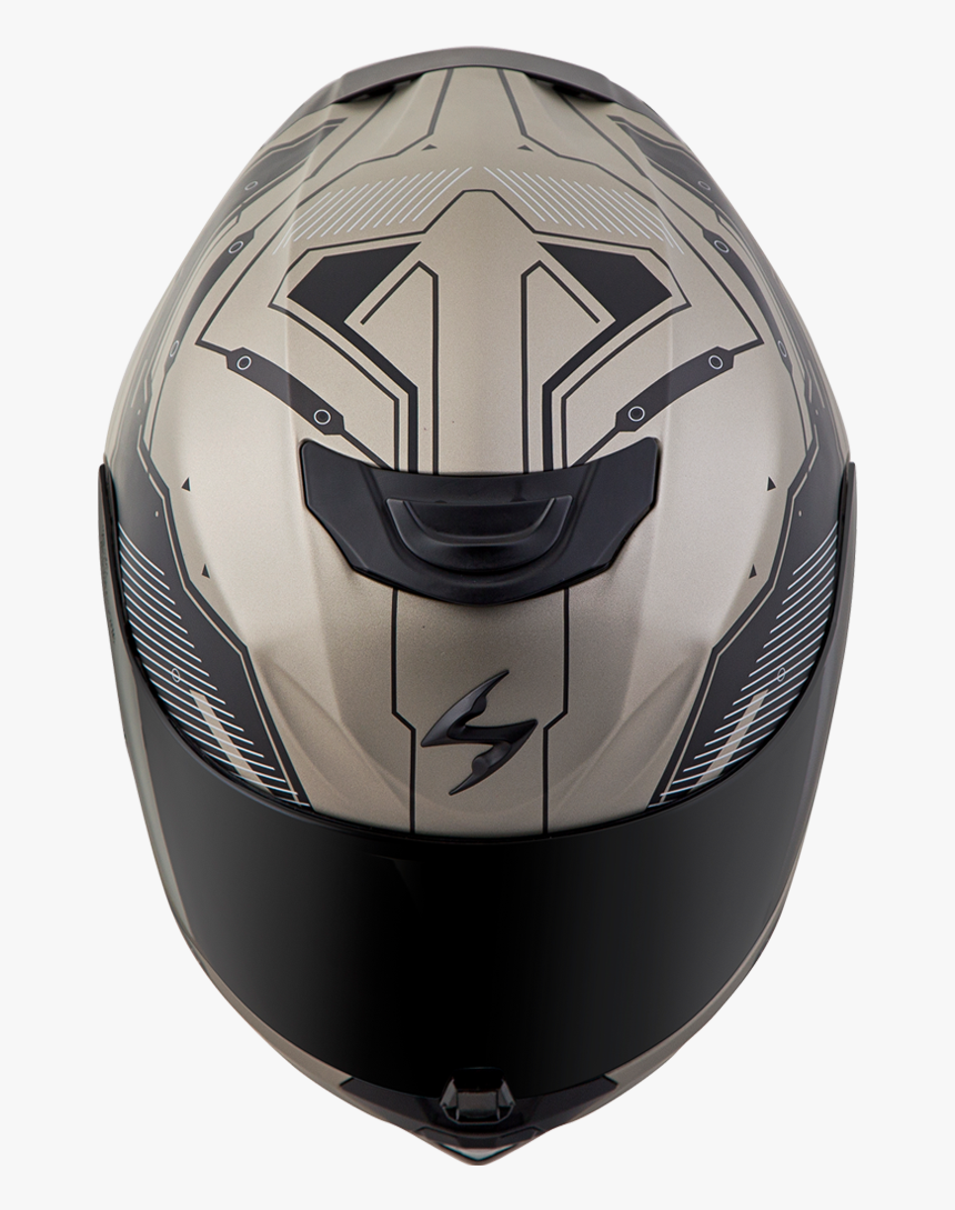 R420 Techno Titanium Top - Motorcycle Helmet, HD Png Download