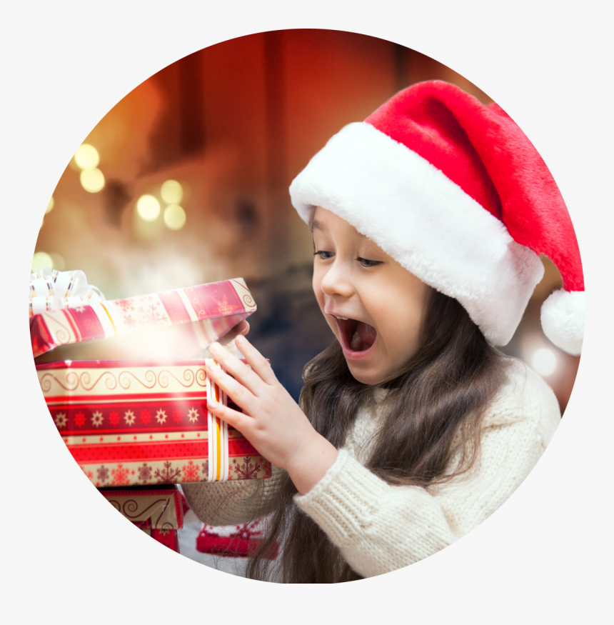 Дети И Новогодние Подарки, HD Png Download