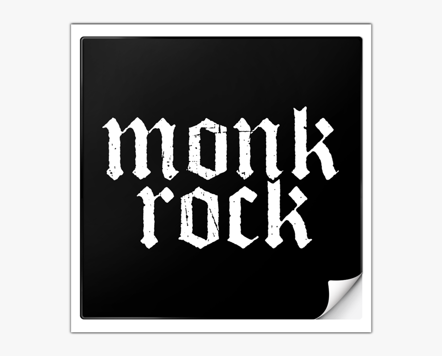 Monkrock Grunge Logo Sticker 
 Class - Elimination Reaction, HD Png Download