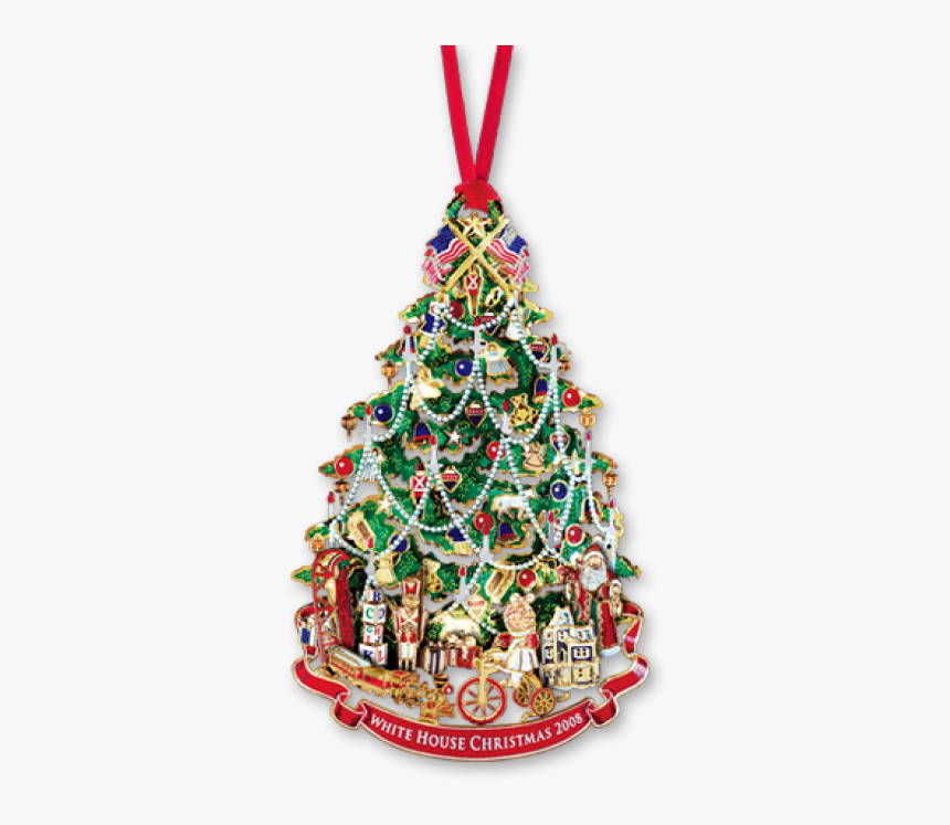 White Christmas Ornament Png - 2008 White House Christmas Ornament, Transparent Png
