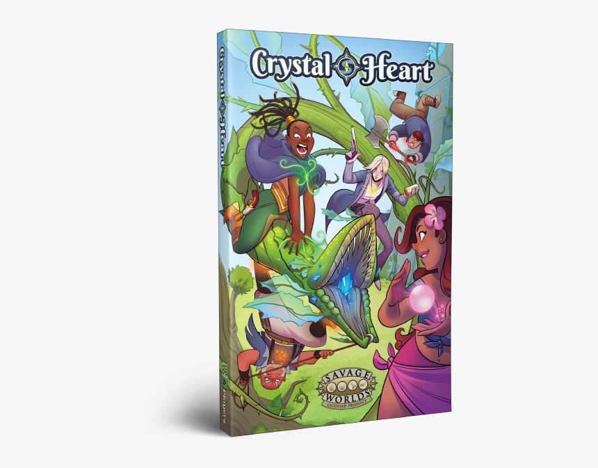 Crystal Heart Book Cover - Crystal Heart Savage Worlds, HD Png Download