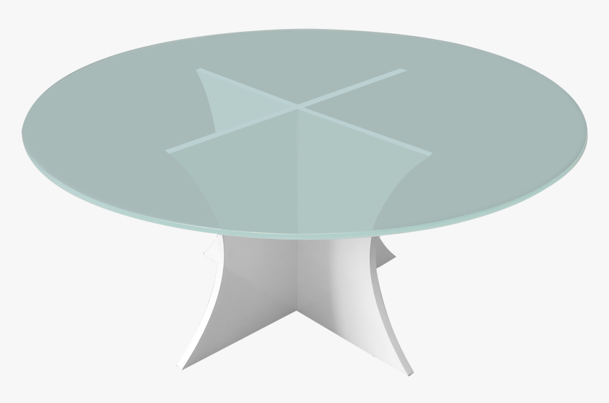 Canterbury Round Glass Coffee Table - Coffee Table, HD Png Download
