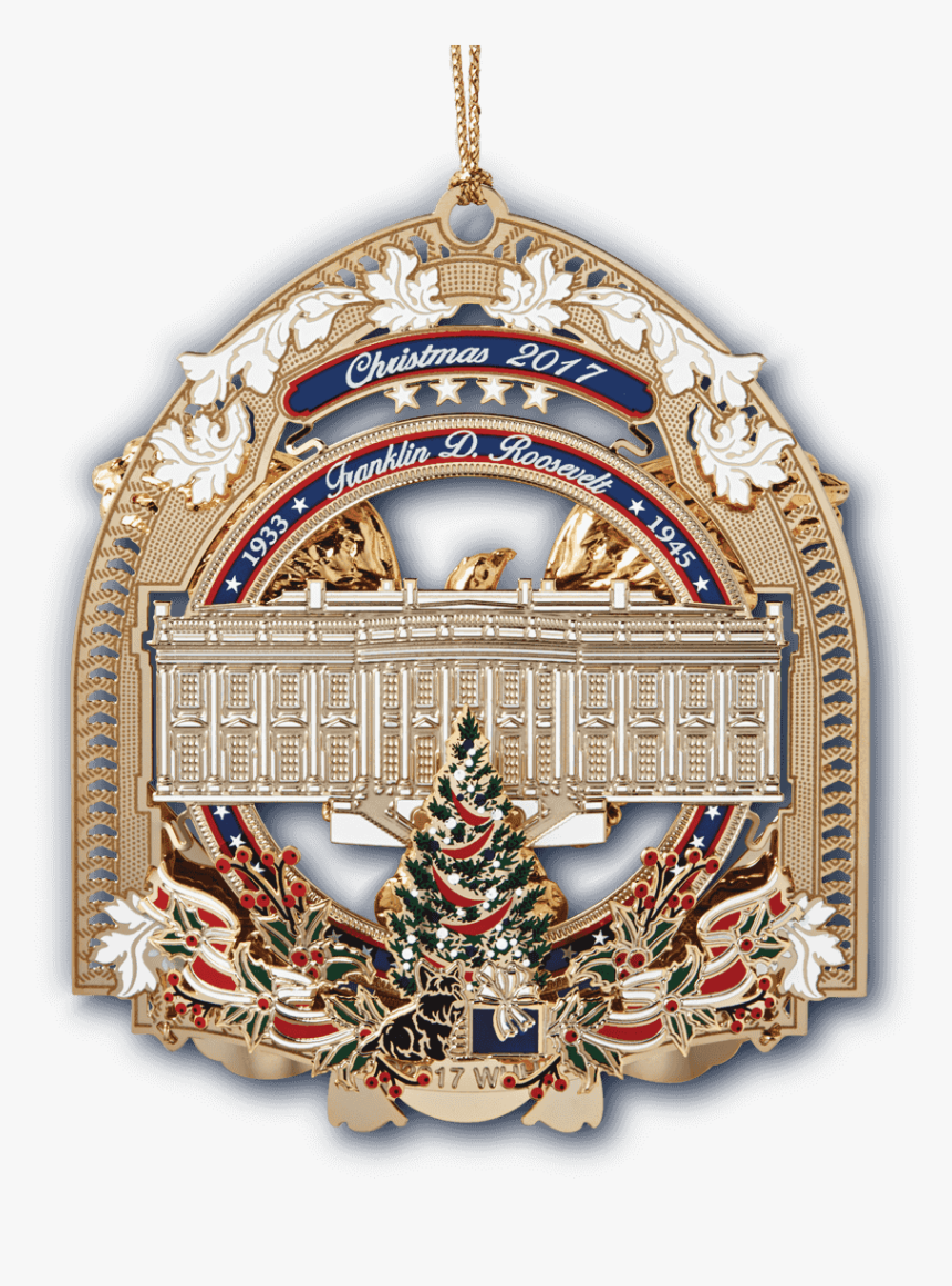 2017 White House Christmas Ornament Back - White House Ornaments 1995, HD Png Download