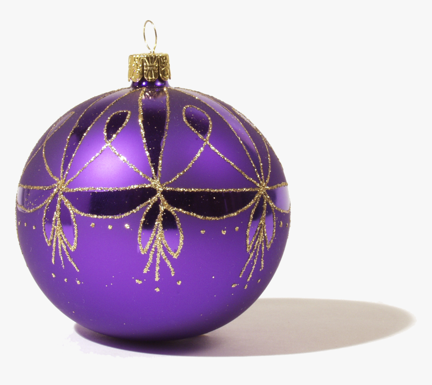 Transparent Christmas Ornaments Png - Purple Png Christmas Decoration, Png Download