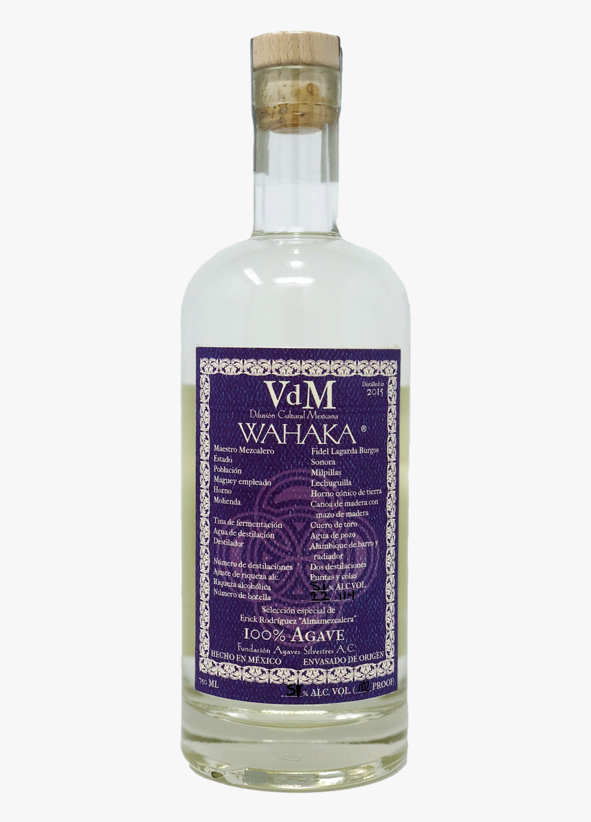 Wahaka Vdm Sonora Lechuguilla - Glass Bottle, HD Png Download