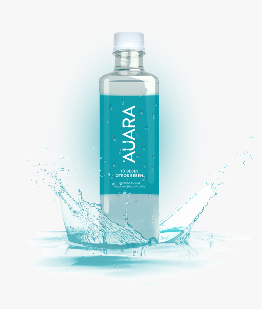 Botella Auara Baud - Agua Auara, HD Png Download