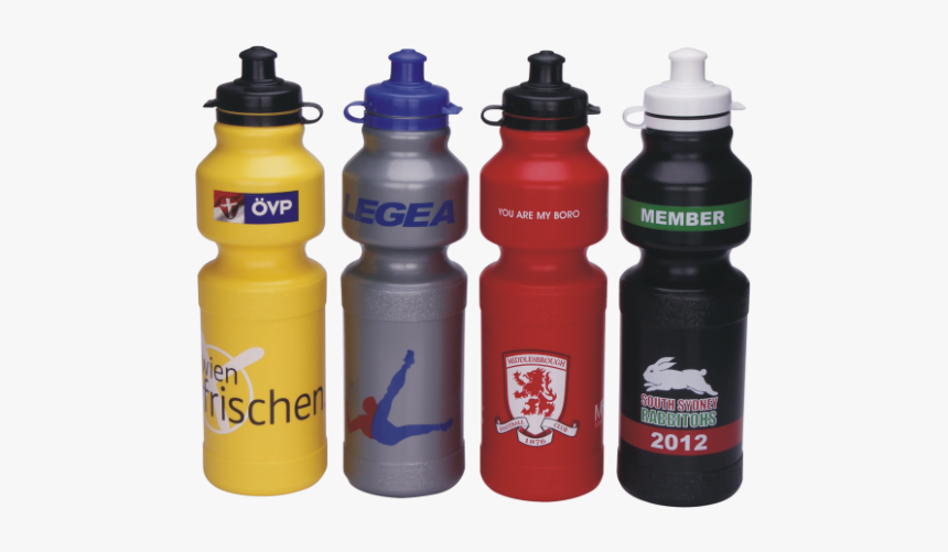Botella De Agua Plástica Atlética - Water Bottle, HD Png Download