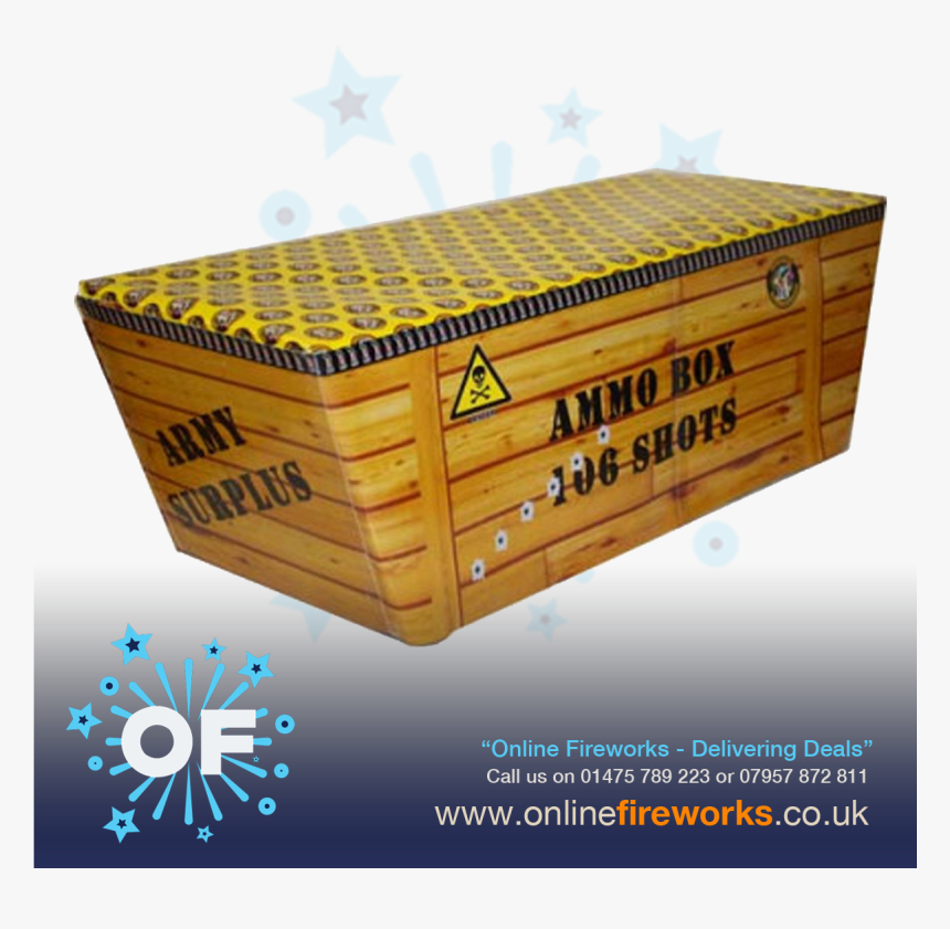Transparent Ammo Box Png - Uk Fireworks Big Box, Png Download
