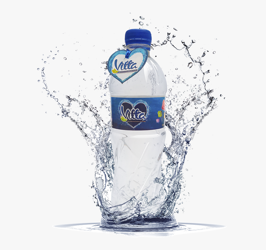 Vitta 600ml - Water Splash Clear, HD Png Download