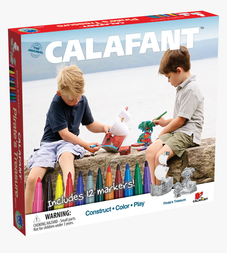 Pirate S Treasure Kid S Paper Craft Model Kit - Poster, HD Png Download