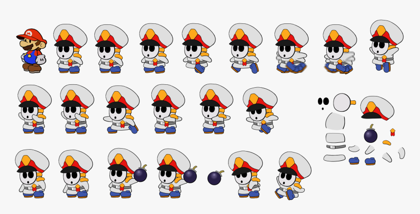Bulky Bob Omb Https - Bob Omb Paper Mario, HD Png Download