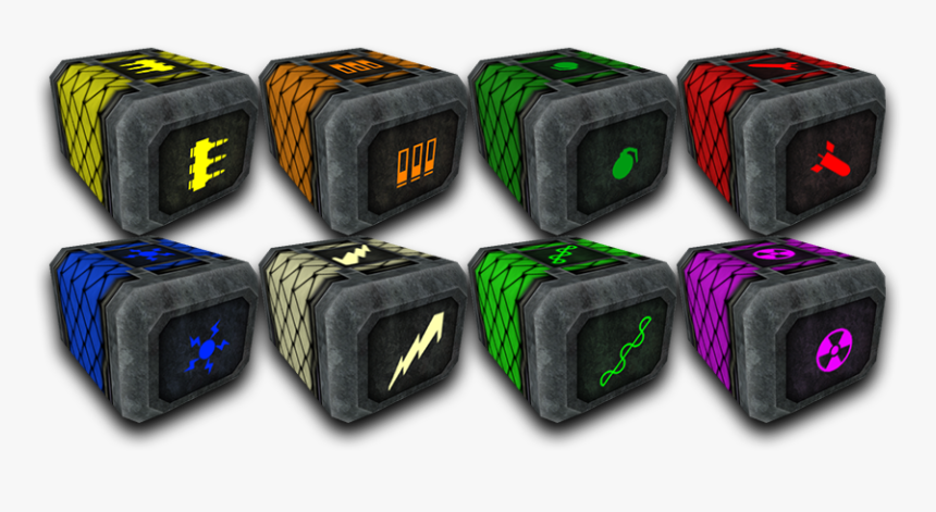 Transparent Ammo Box Png - Quake 3 Ammo Boxes, Png Download
