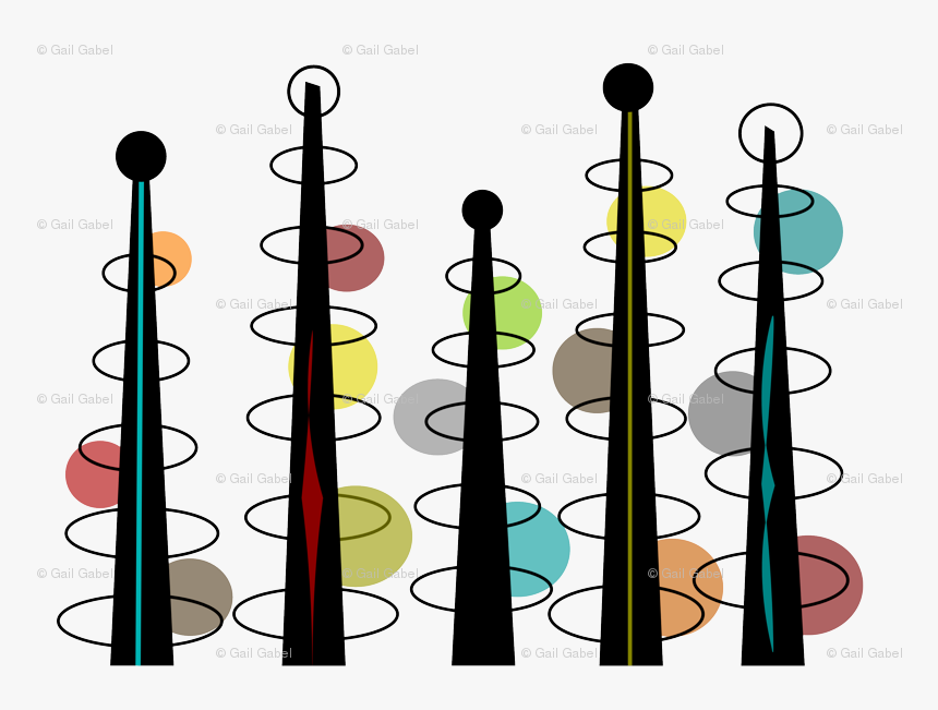 M#century Modern Space Age Wallpaper, HD Png Download