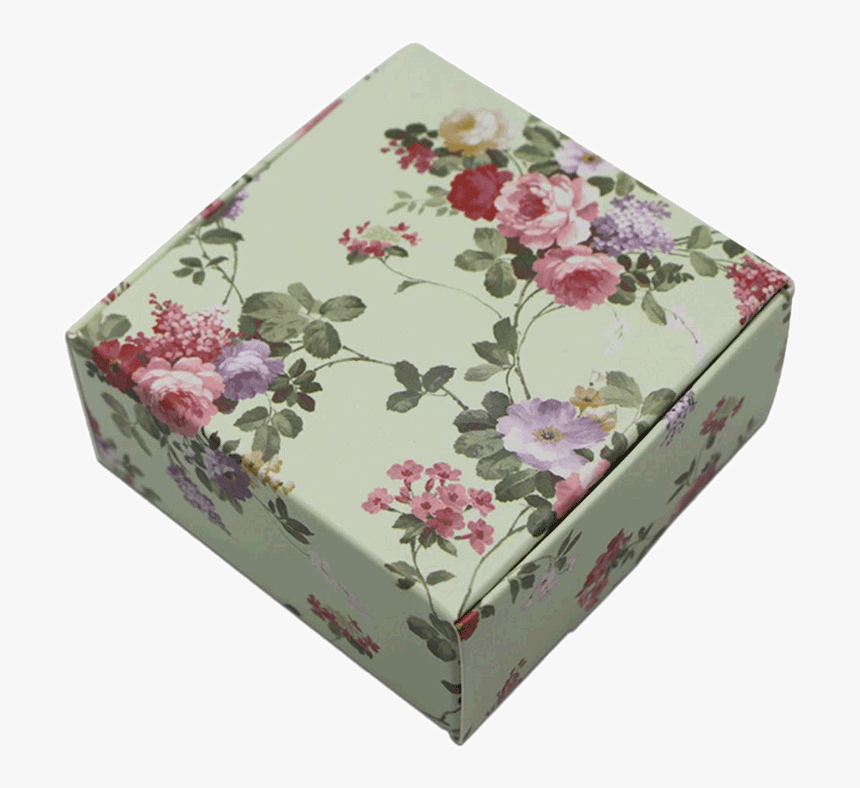 Custom Cardboard Gift Boxes - Floral Printed Gift Boxes, HD Png Download