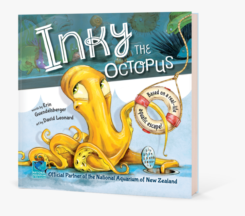 Picture - Inky The Octopus Book, HD Png Download
