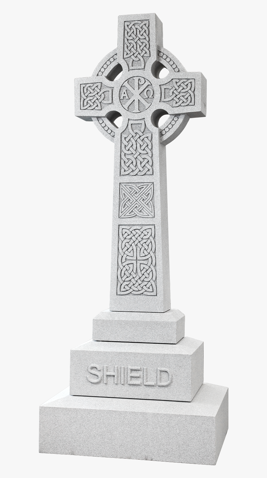 Sheild, Elaine Cross - Irish Cross Headstone, HD Png Download