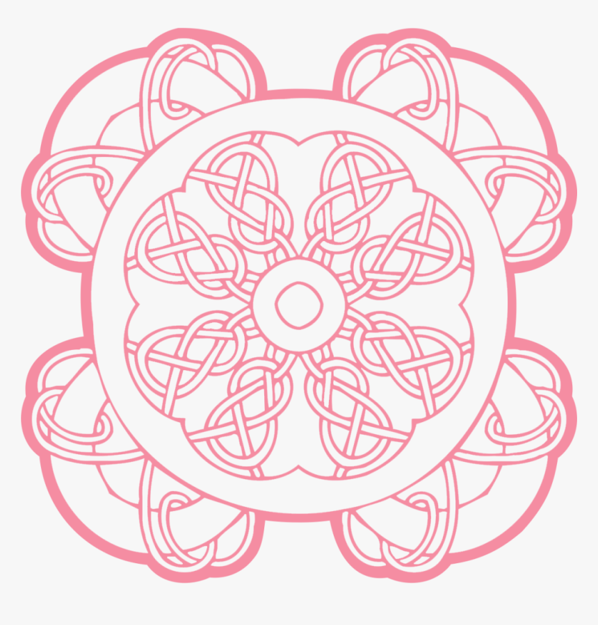 Celtic Ornament Vector Free Circle Rays - Lifesaver Clipart Black And White, HD Png Download