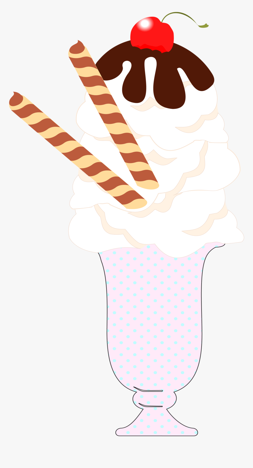 Donuts Clipart Ice Cream - Ice Cream Cone, HD Png Download