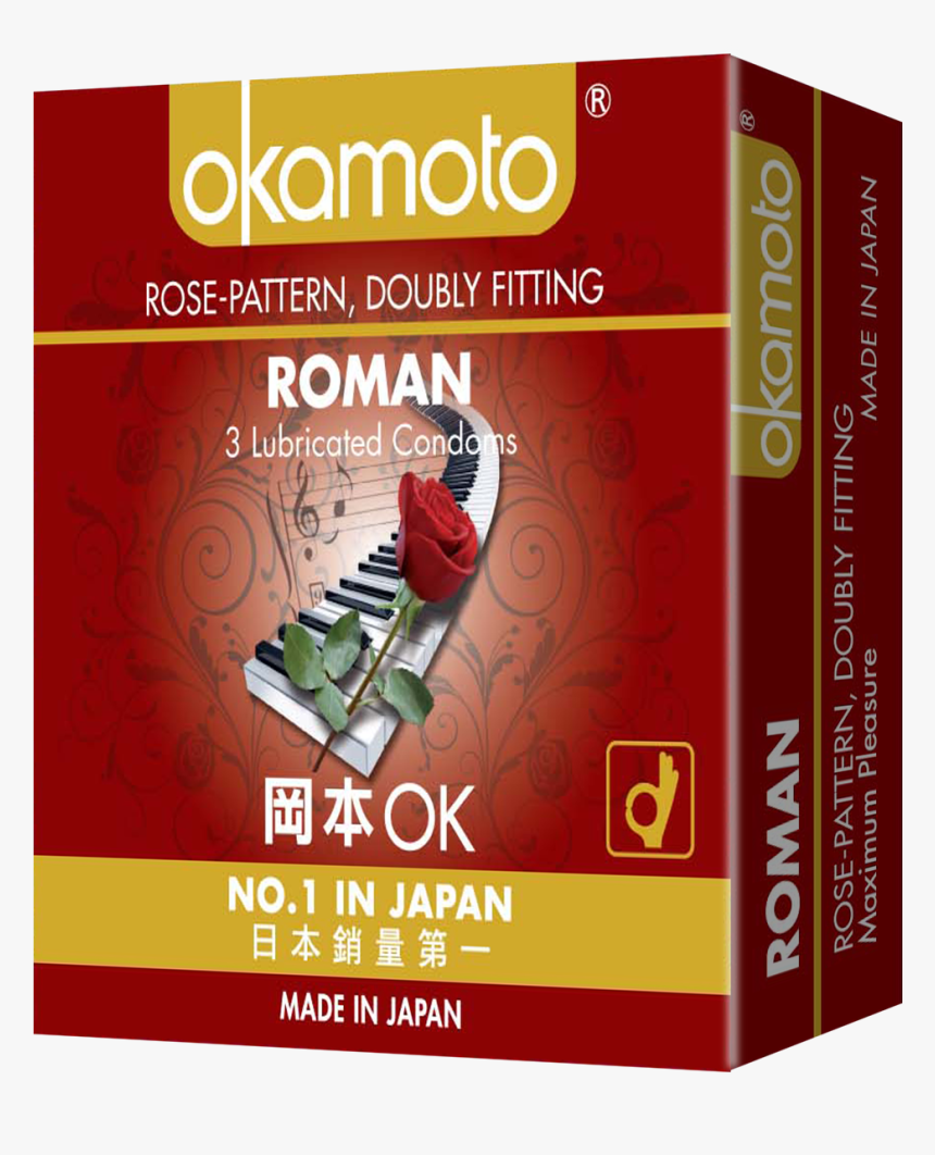 Roman Rose Pattern 3s - Okamoto Roman, HD Png Download