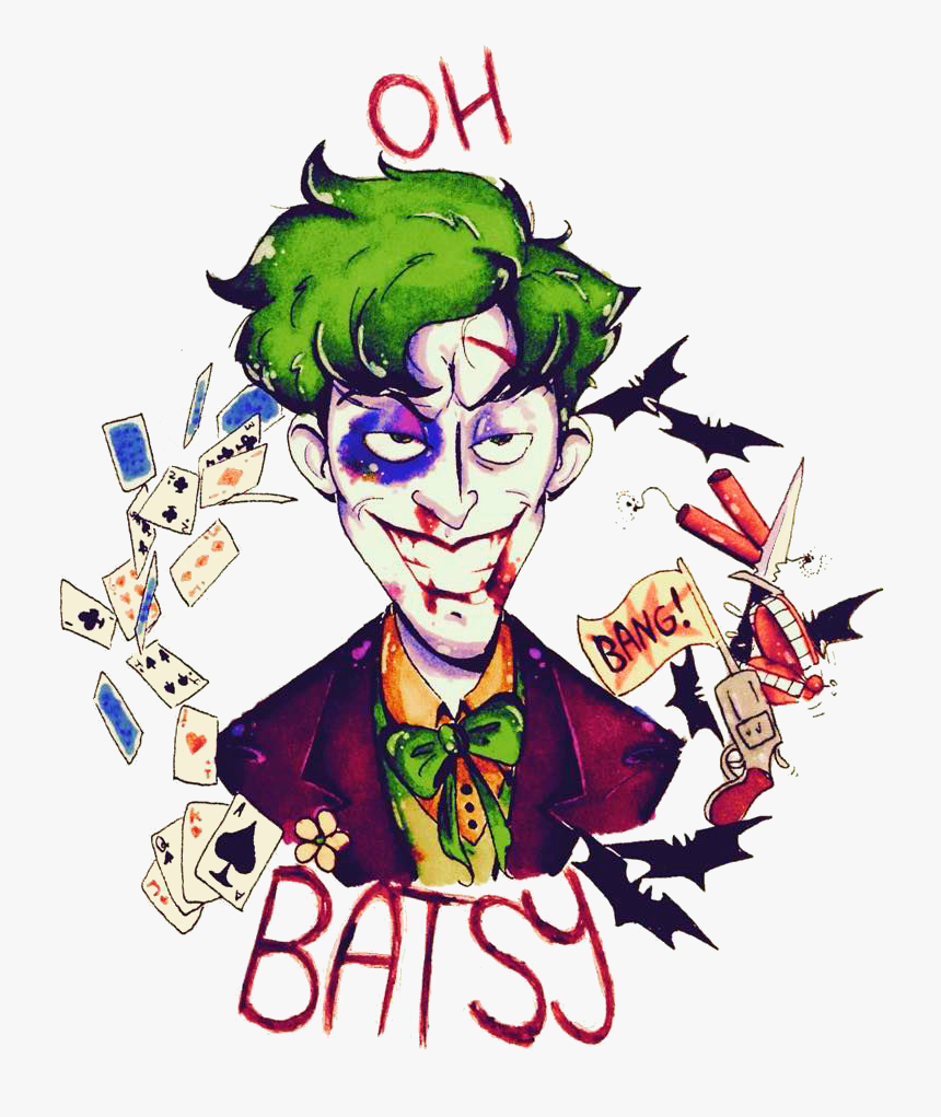 Png Royalty Free Download Babe By Sketchingtherain - Joker Harley Quinn Fan Art, Transparent Png