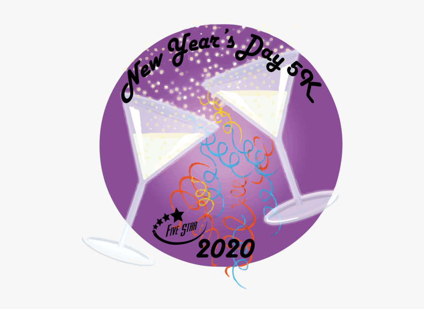 New Years Day 5k - Circle, HD Png Download