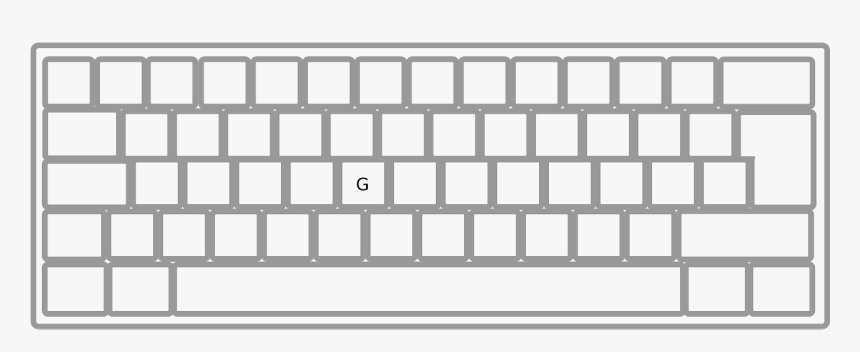 Transparent Keyboard Vector Png - Keyboard Images Black And White, Png Download
