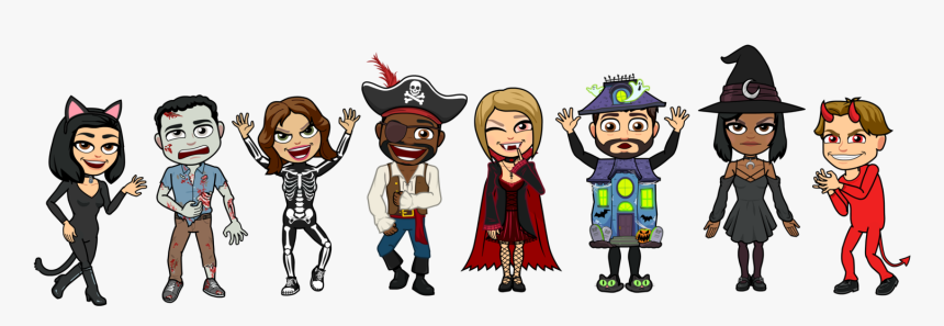 Bitmoji Halloween 2017, HD Png Download
