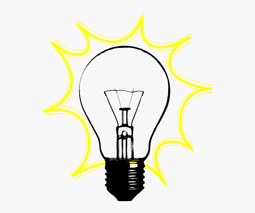 Incandescent Light Bulb Clip Art, HD Png Download