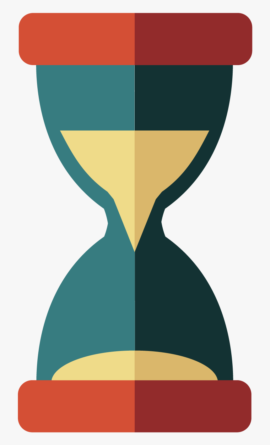 Transparent Hourglass Clipart Black And White - Clip Art, HD Png Download