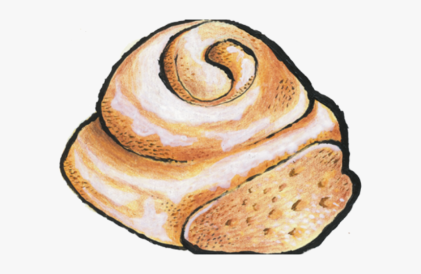 One Clipart Cinnamon Roll - Sourdough, HD Png Download