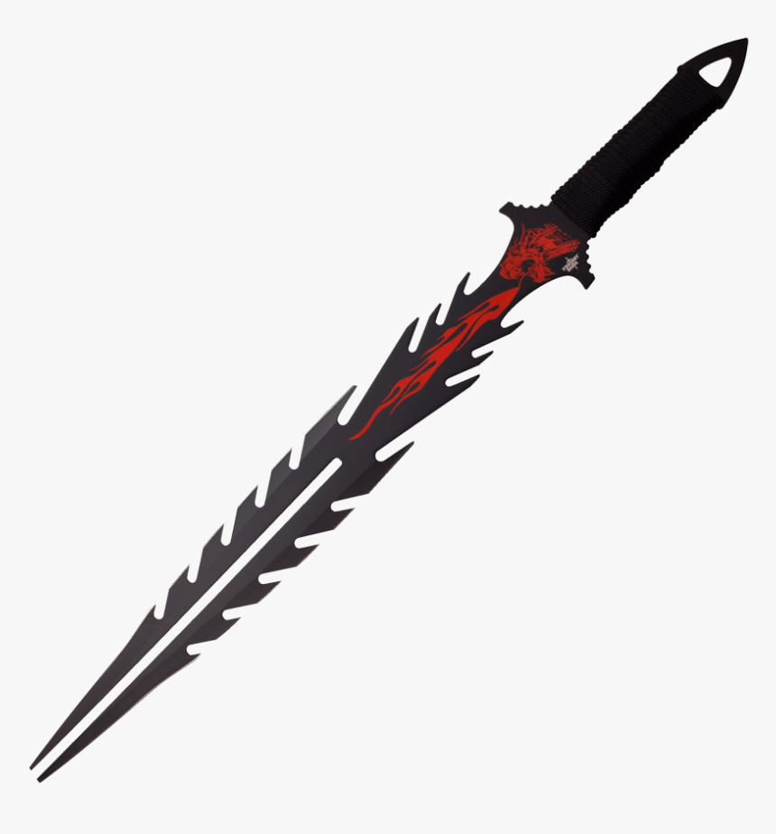 Flaming Dragon Fantasy Short Sword - Fantasy Sword, HD Png Download