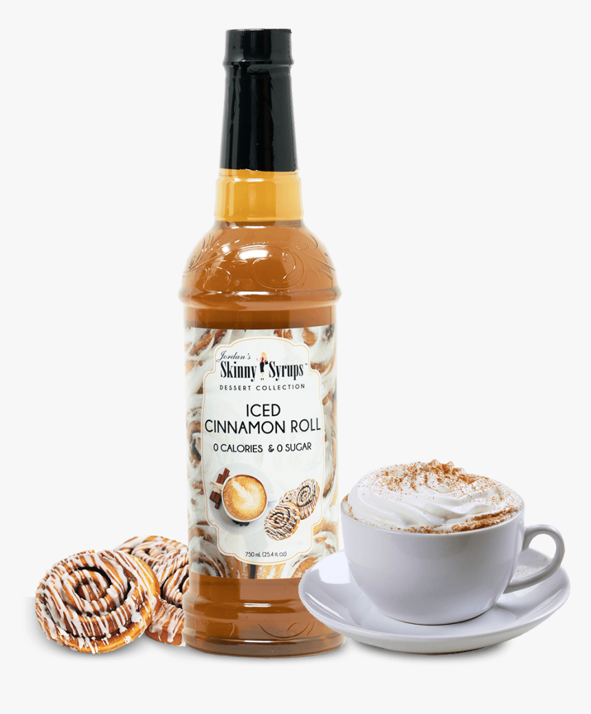 Jordan's Skinny Syrup Iced Cinnamon Roll, HD Png Download