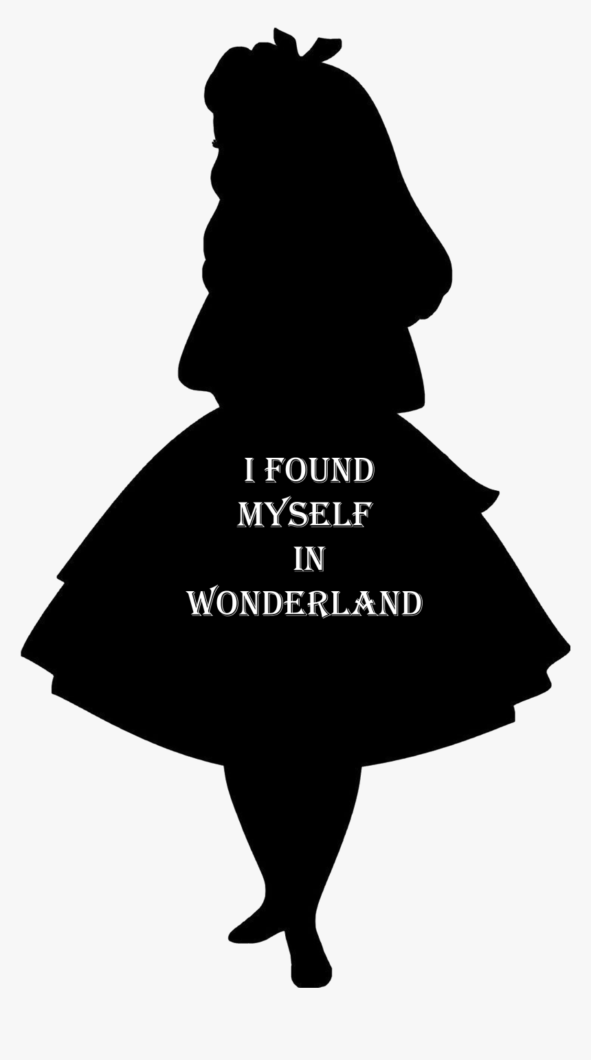I Have A Huge Obsession With Alice In Wonderland Disney - Alice In Wonderland Shadow, HD Png Download