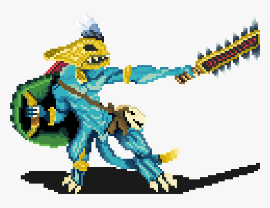 Pixel Art Fantasy Warrior, HD Png Download