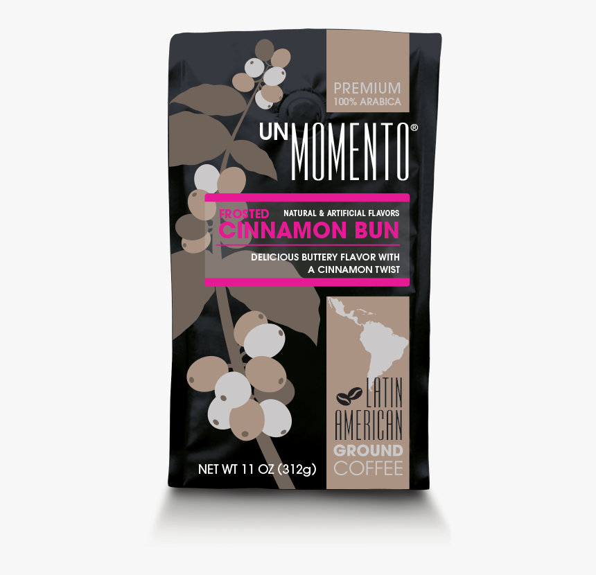 Frosted Cinnamon Bun - Coffee, HD Png Download