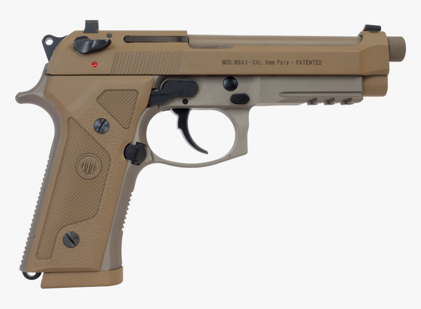 Beretta M9a3 9mm, HD Png Download