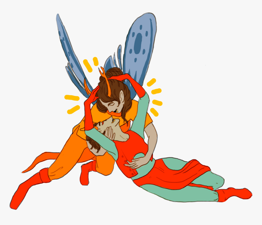 “cupid And Psyche ” - Cartoon, HD Png Download