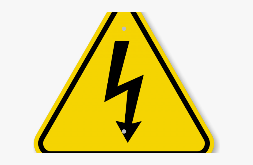 Electricity Clipart Electric Shock - Triangles In Daily Life, HD Png Download