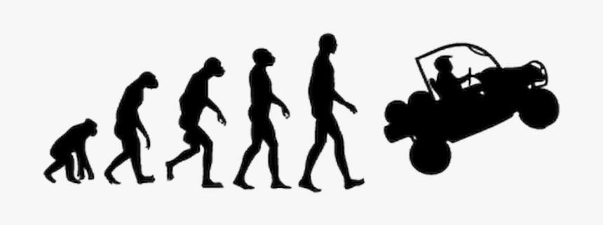 Evolution Of Man Svg, HD Png Download