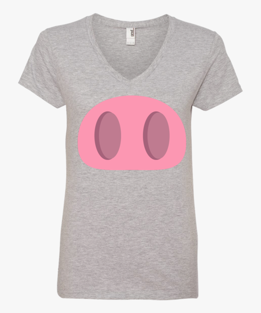 Pig Nose Emoji Ladies - T-shirt, HD Png Download